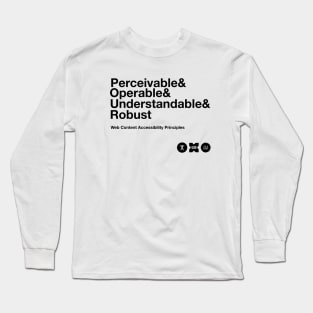 Accessibility POUR Long Sleeve T-Shirt